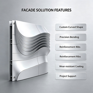 Revestimiento de Fachada Contemporáneo con Superficie de Espejo Anticorrosión para Exteriores de Edificios y Centros Culturales - Product Image 4