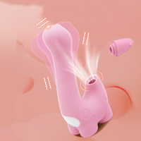 Klitoris-Sauger & G-Punkt-Vibrator mit 10 Saug- und Vibrationsmodi, Heizfunktion, Silikon, Wiederaufladbarer Klitoris-Massager für Frauen und Paare
