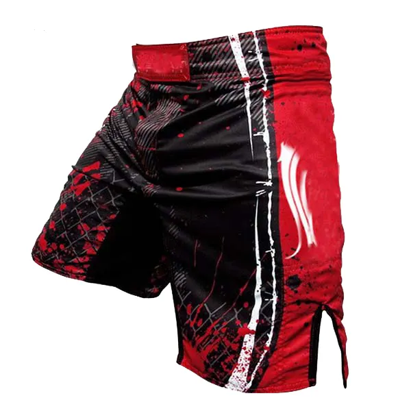 Haga sus propios pantalones cortos Mma personalizados de alta calidad Durable Mma Fight Shorts Sportswear Hombres 1PC/polybag, o embalaje personalizado Mma Wear