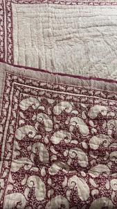 Edredón Kantha bohemio de primera calidad, Vintage colcha de retazos, ropa de cama de algodón de tamaño King, manta acolchada, edredones Hippie - Product Image 2