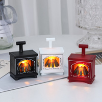 Mini lanterne à pétrole miniature, lampe à huile miniature, accessoires pour maison de poupée, décorations de maison de poupée, ornements de scène, jeu d'imitation