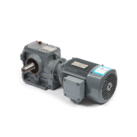 Moteur à engrenages à angle droit série S, vitesse de sortie 10-200 tr/min, réducteur à vis sans fin hélicoïdale, 220V/380V IP54/IP55/IP65
