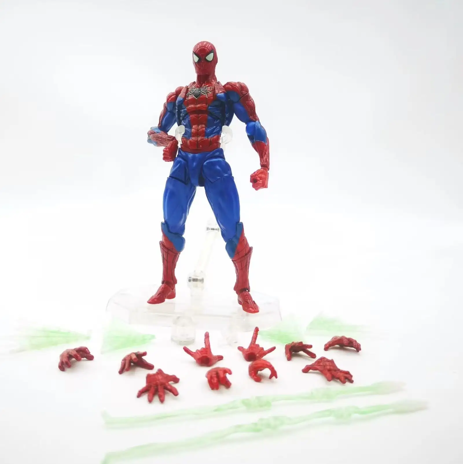 Alta calidad 2023 Dec New Marvels egends Series Spider-Man PVC Figuras DE ACCIÓN spidermans MAFEX 075 Resina Artesanía juguetes para niños