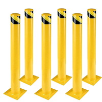 Poteau de signalisation de sécurité à succès, couleur personnalisable, barrière de stationnement en métal haute visibilité, qualité ingénieur, réfléchissant IP22