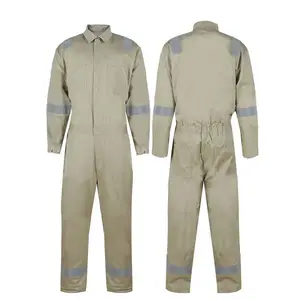 ZX kustom Frc keamanan industri pakaian kerja penghambat api setelan kerja reflektif Hi Vis Fr tahan api Coverall