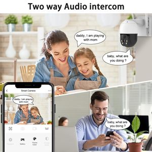 Telecamera di Rete Intelligente 2026 con Alimentazione Solare, Visione Notturna a Colori, Rilevamento Movimento PIR, Telecamera PTZ CCTV - Product Image 4