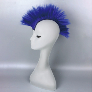 Parrucca Adesiva Mohawk per Casco Moto, Bici, Sci, Snowboard - Accessorio per Costumi Skinhead - Product Image 6
