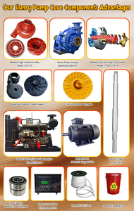 High Efficiency Heavy Duty High Chrome Horizontal Centrifugal Slurry <b>Pump</b> 2-Year Warranty Customized Support Ultra High - Product Image 2