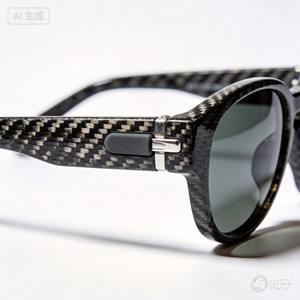 Lunettes de soleil en fibre de carbone tricotées - Très légères, motif bronzé, unisexe - Product Image 1