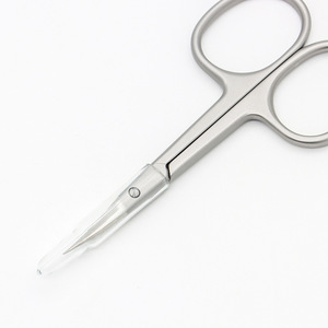 Tijeras profesionales ultrafinas para uñas y cutículas, tijeras curvas para cutículas de acero inoxidable para manicura rusa, punta de hoja afilada - Product Image 3