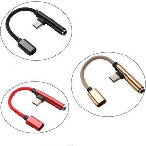 Câble adaptateur d'alimentation audio type-c câble de données audio adaptateur deux-en-un charge de téléphone portable écouter des chansons un glisser - Product Image 5
