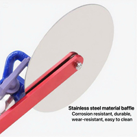 Baffle anti-éclaboussures pour séparation des couleurs de peinture latex pour pistolet de pulvérisation électrique sans air