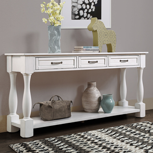 Mesa Consola de Madera de 63 Pulgadas con 3 Cajones y Estante Inferior para Almacenamiento en la Entrada o el Pasillo - Product Image 2