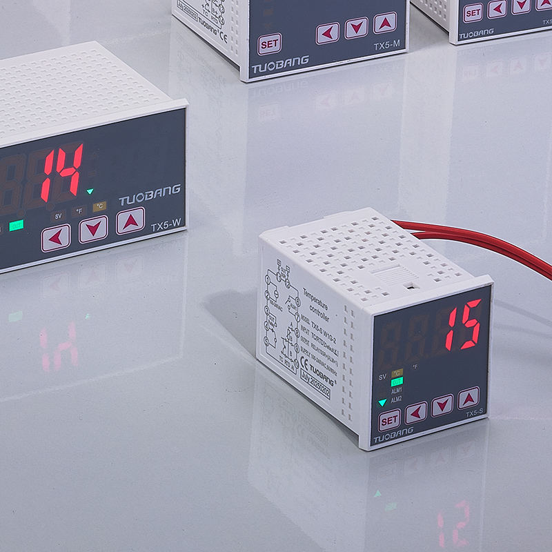 TX5-S/M/H/L/W Single-Row LED Display Smart PID Thermostat K/E/PT100 Type Industrial Temperature Controller for Packaging Machine