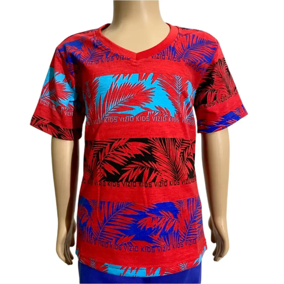 Custom Sublimated T Shirt Short Sleeve Casual Style Digital Printed T-Shirt