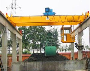 Customized QZ Model Double Girder Grab <b>Bucket</b> Crane <b>Heavy</b> <b>Duty</b> Scrap Handling Equipment for Steel Plants - Product Image 1