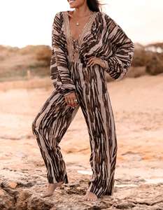 Hermoso Mono Informal para Mujer, Atuendo Moderno de Corte Holgado, Perfecto para Uso Diario y Fácil de Combinar para Salidas y Viajes - Product Image 3