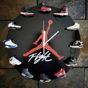 flight sneaker clock