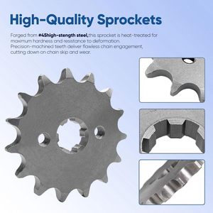 Pignon avant de moteur de moto de haute qualité 428 15T 17mm pour ATV <span class=keywords><strong>Quad</strong></span> chinois 50cc/70cc/110cc/<span class=keywords><strong>125cc</strong></span>/140cc/160cc Sunl/Lifan - Product Image 4