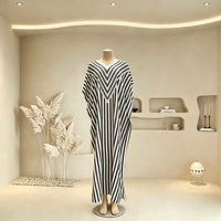 Robe islamique légère et sans couture en polyester grande taille pour femme musulmane, avec foulard, collection Ramadan Aïd al-Fitr 2026 – Vente en gros