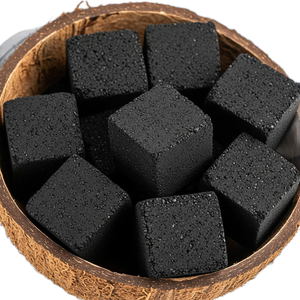 100% Briquettes de charbon de coco naturel de qualité supérieure pour narguilé haute rétention de chaleur faible teneur en cendres Performance longue durée sans fumée - Product Image 1