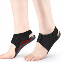 Sol Sepatu Ortopedi Penyangga Lengkung Kaki dengan Perekat Hook and Loop untuk Kaki Tipe XO Valgus, Setengah Sol Penutup Tumit, Cocok untuk Sepatu
