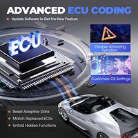 Escáner LAUNCH CRP919X Obd2, Escáner Automotriz para Autos con Codificación ECU, Herramientas de Diagnóstico para Autos con 2 Años de Actualización Gratuita