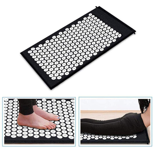 Estera de acupresión para pies, picos de plástico, estera de acupresión de masaje y juego de almohadas para espalda, cuello, hombros, músculos relajantes - Product Image 2