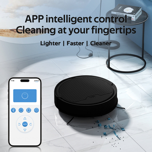 Aspiradora Robótica Mini USB sin Escobillas, Inteligente, de Alta Potencia, Súper Succión, Húmeda y Seca, con Giroscopio, para Hotel, de Plástico, para Coche - Product Image 3