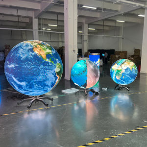 Pantalla LED Esférica Personalizada Globe Screen P1.8 P2.5 360 °   Pantalla LED Esférica 3D para Exposiciones, Museos y Espacios Comerciales - Product Image 5