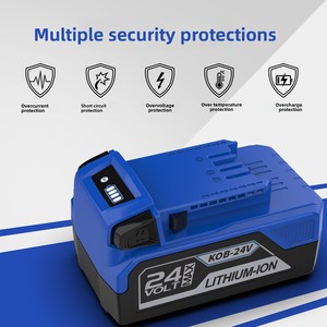 Batteria al Litio Compatibile <span class=keywords><strong>Colbert</strong></span> Kobalt KB224 24V per Utensili Elettrici, Trapano Elettrico ad Alta Capacità 60Ah, Temperatura Operativa 0-35°C - Product Image 3
