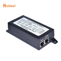 Injecteur PoE Gigabit 10/100/1000 M/S de bureau 48V, alimentation Poe de sortie PoE 48V/0.5A 24W avec cordon d'alimentation US/EU/UK pour caméra IP