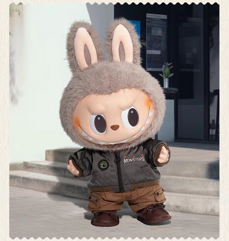 58CM Zimomo the Monsters Labubu I Found You Vinyl Face Doll