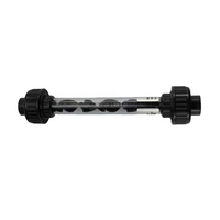 Tuyau de mélange DN15 Tube de mélange de liquide de gaz doublé de PTFE Mélangeur statique d'eau à l'ozone Buse de tube Mélangeur statique à haute pression d'eau O3