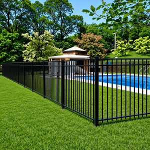 Valla de Seguridad para Piscina de Acero Galvanizado Personalizada con <span class=keywords><strong>Puerta</strong></span> Autocerrable, Cercado Metálico Seguro para Niños para Proyectos de Piscinas en Australia - Product Image 2