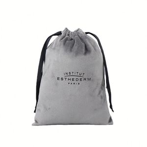 Pochette en velours pour bijoux et accessoires capillaires, sac cadeau personnalisé avec cordon de serrage, emballage en velours - Product Image 4