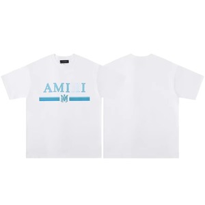 Camiseta de Verano para <span class=keywords><strong>Hombre</strong></span>, Estilo Europeo Americano, 100% Algodón, <span class=keywords><strong>Casual</strong></span>, Moderna, con Estampado Gráfico, <span class=keywords><strong>Manga</strong></span> <span class=keywords><strong>Corta</strong></span>, Tejido de Punto Holgado - Product Image 4