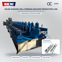 Machine de formage à froid automatique pour supports de panneaux solaires avec contrôle PLC pour systèmes de support photovoltaïque commerciaux