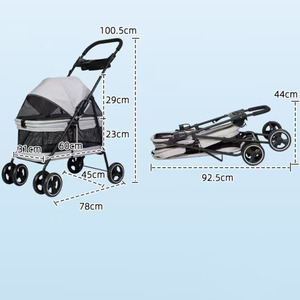 Jogging pliable de voyage JXB, nouvelle conception, pour chiens et chats de petite et moyenne taille - Product Image 6