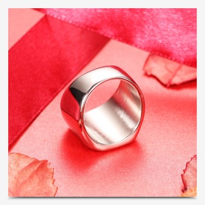 Fashion Jewelry Initial <strong>Mens</strong> <strong>Rings</strong> Wholesale <strong>Silver</strong> Stainless Steel <strong>Rings</strong> Engrave Logo Name Custom <strong>Ring</strong> Punk for <strong>Men</strong> - Product Image 5