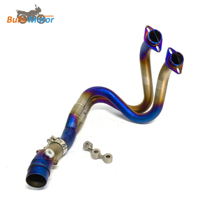 Escape para Kawasaki <span class=keywords><strong>ER6N</strong></span>, Tubo de Cabezal, Tubo Medio, Enlace de 51 mm, Silenciador, ER6F Versys650 Ninja650 <span class=keywords><strong>Z650</strong></span>, Tubo de Bajada - Product Image 3