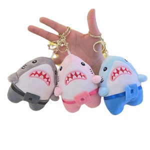 Divertido Tiburón Pequeño para Muñeca, Peluche de 15 cm y Colgante de Algodón para Llavero/Mochila, Logotipo Personalizable, Juguete de Dibujos Animados Unisex - Product Image 5