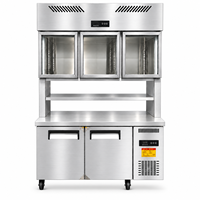 Équipement de réfrigération et de congélation commercial pour cuisine de restaurant avec acier inoxydable, garantie 1 an