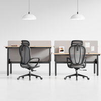 Chaise de bureau moderne et confortable en maille, réglable en hauteur, ergonomique et pivotante