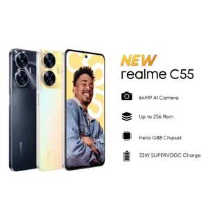 <span class=keywords><strong>Realme</strong></span> <span class=keywords><strong>C55</strong></span> Versione Globale Originale, Nuovo, Fotocamera AI da 64MP, Processore Helio G88, Display da 6,72 pollici 90Hz, Batteria da 5000mAh, Ricarica 33W - Product Image 3