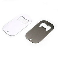 Ouvre-bouteille carré personnalisé en acier inoxydable grand format pour sublimation, vierge, pour presse à chaud, utilisation en fête, impression double face