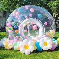 Château gonflable transparent, maison à bulles gonflable, dôme gonflable, tente à bulles pour les fêtes d'enfants, châteaux gonflables