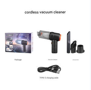 Aspirateur à main sans fil super puissant à grande aspiration pour <span class=keywords><strong>voiture</strong></span> et souffleur de poussière à charge automatique alimenté par <span class=keywords><strong>batterie</strong></span> - Product Image 5