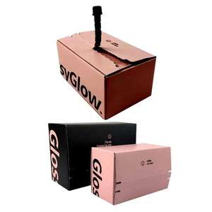 Boîte postale personnalisée emballage adhésif carton enveloppe d'expédition boîte en carton ondulé brun fermeture éclair avec fermeture éclair bande de déchirure - Product Image 4