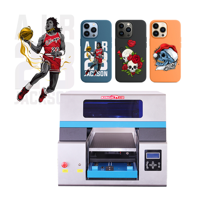 A3 Size DIY Phone Case Pen Golf USB Lighter Bottle Acrylic MDF Glass Digital LED UV Flatbed Printer With Rotary
